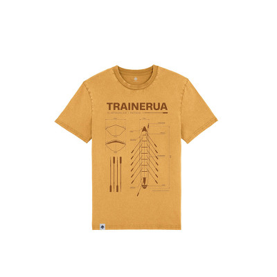 Camiseta TRAINERUA mostaza...