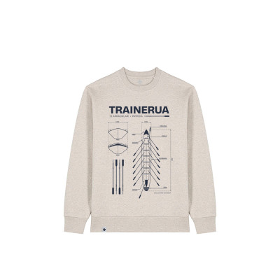 Sudadera TRAINERUA jaspeada
