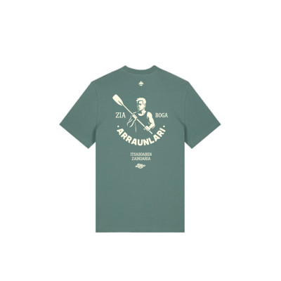 Camiseta ZIA verde desgastado