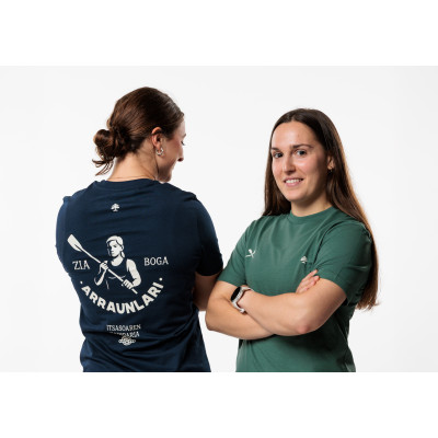 Camiseta ZIA verde desgastado