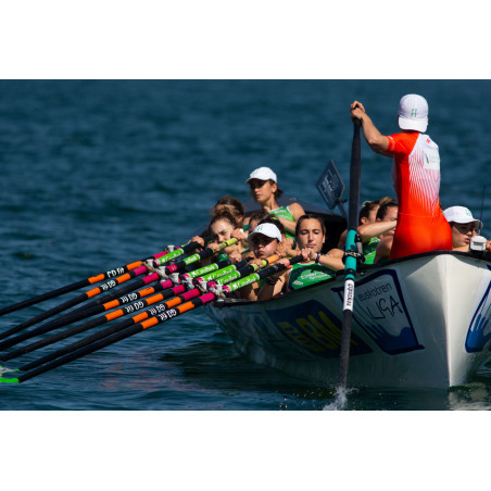 Mono de remo mejor patrona, remo de banco fijo