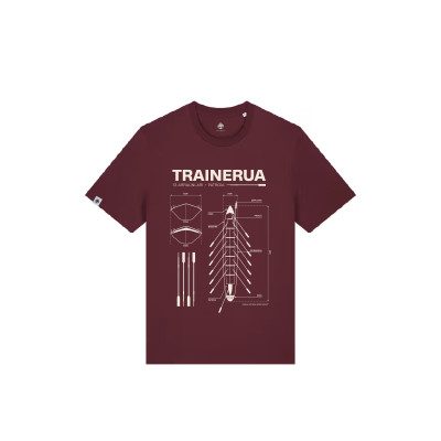 Camiseta TRAINERUA granate