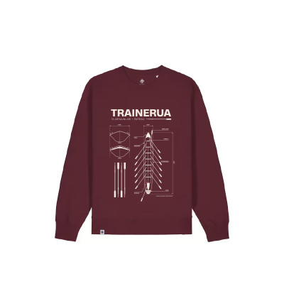 Sudadera TRAINERUA granate