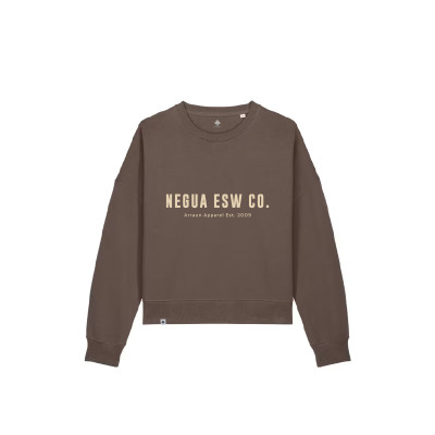 Sudadera chocolate NEGUA Est.