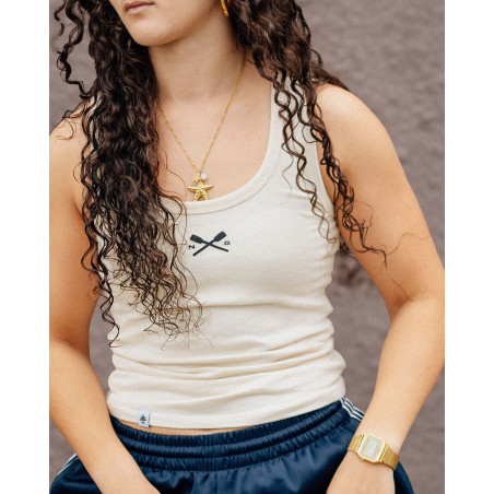 Camiseta de tirantes PALA de Negua en honor a las remeras.
