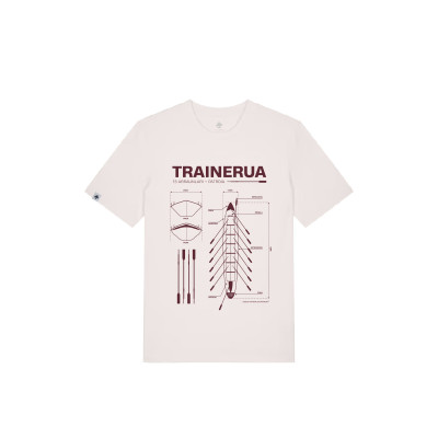 Camiseta TRAINERUA blanco roto
