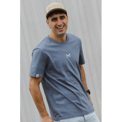 Camiseta ARRAUN azul acero