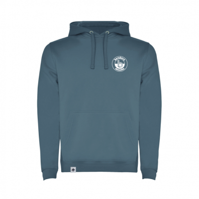 Sudadera con capucha azul...