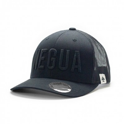 Gorra 3D Black Retro Truker