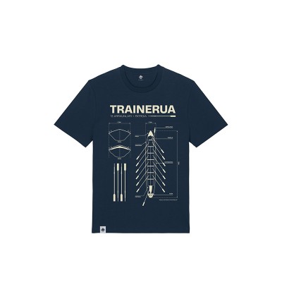 Camiseta TRAINERUA azul oscuro