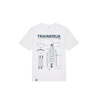 Camiseta TRAINERUA blanco...