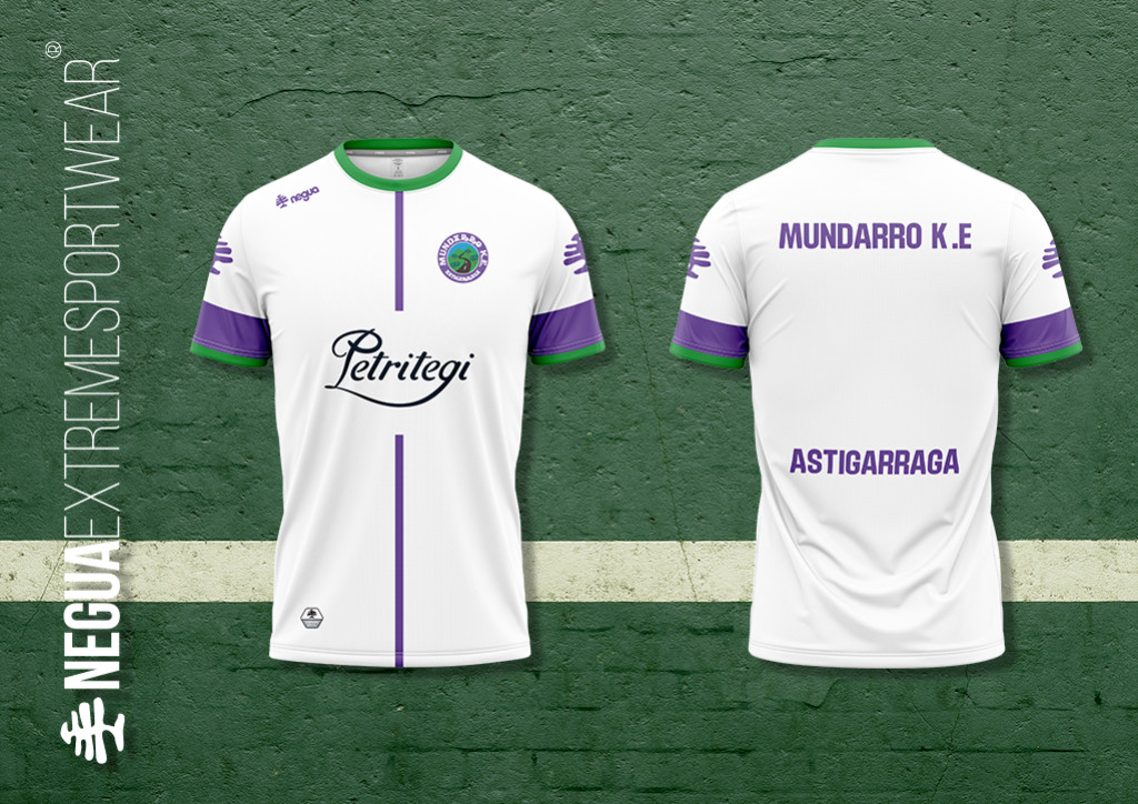 Negua x Mundarro K.E.: nuevas camisetas de pelota