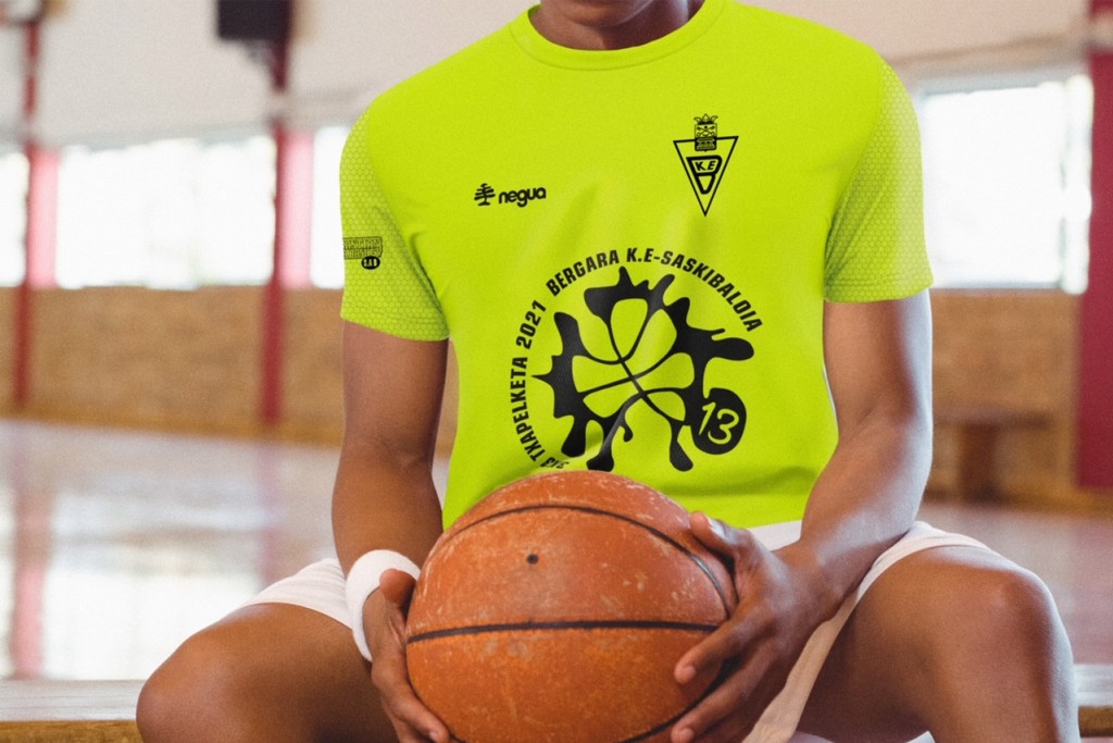 Camisetas para baloncesto para el 3X3 Saskibaloi Txapelketa de Bergara