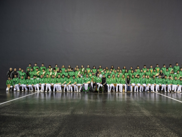 La selección de Gipuzkoa de pelota en el torneo GRADNI con Negua