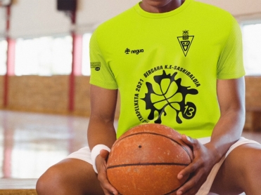 Camisetas para baloncesto para el 3X3 Saskibaloi Txapelketa de Bergara