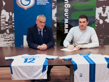 Acuerdo entre Negua y la Federación Guipuzcoana de fútbol